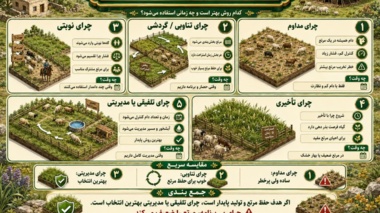 انواع روش های چرا در مرتع